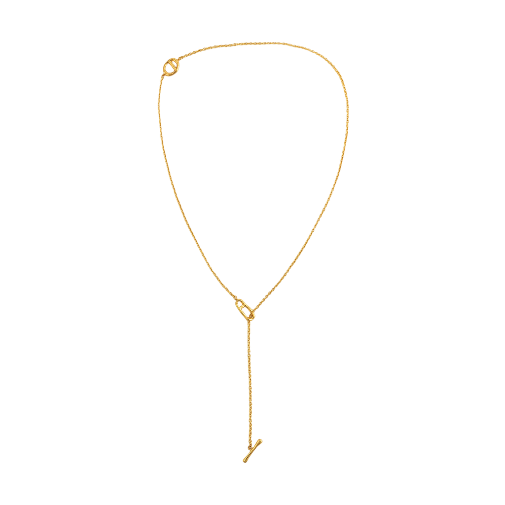 Minimalist Pig Nose OT Clasp Necklace