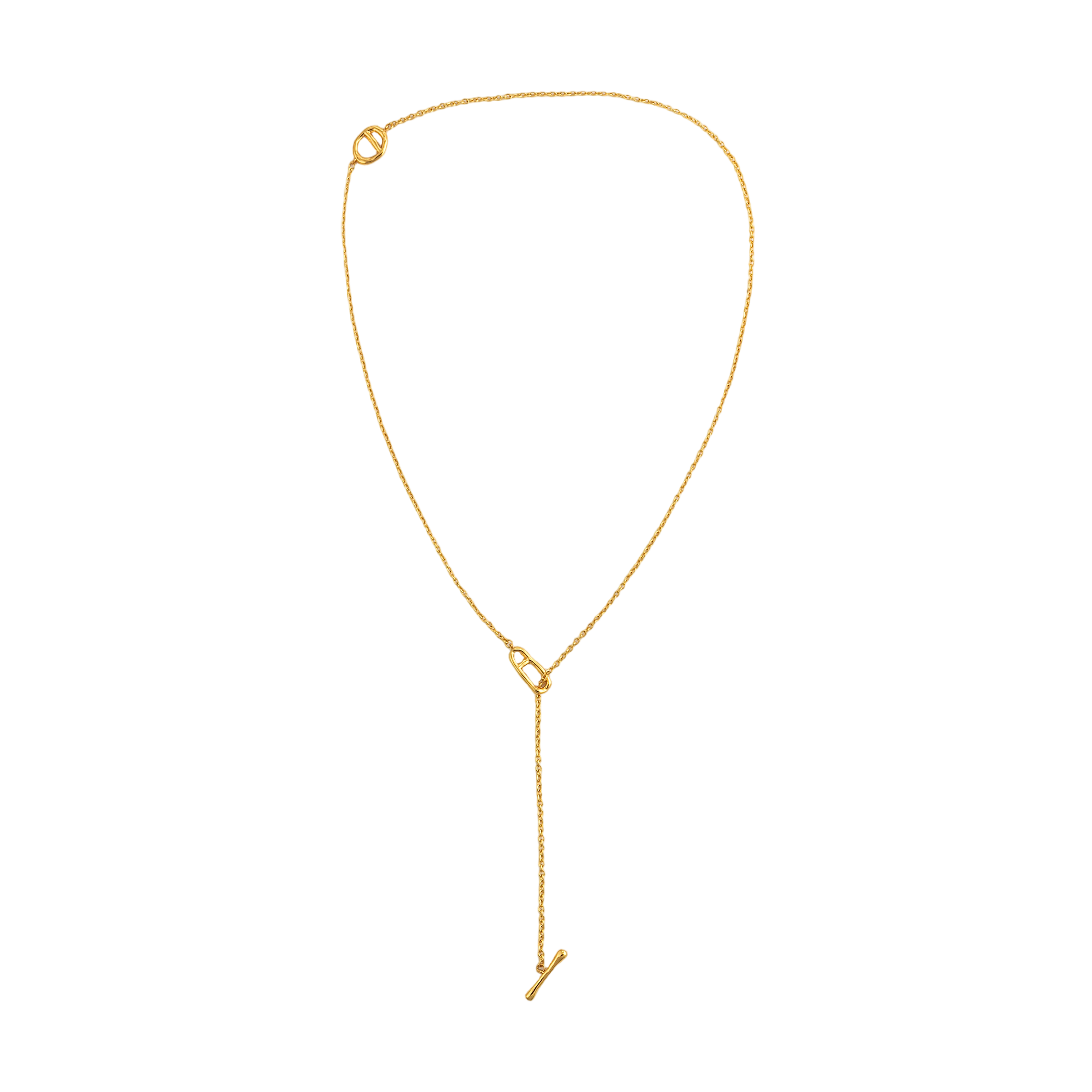 Minimalist Pig Nose OT Clasp Necklace