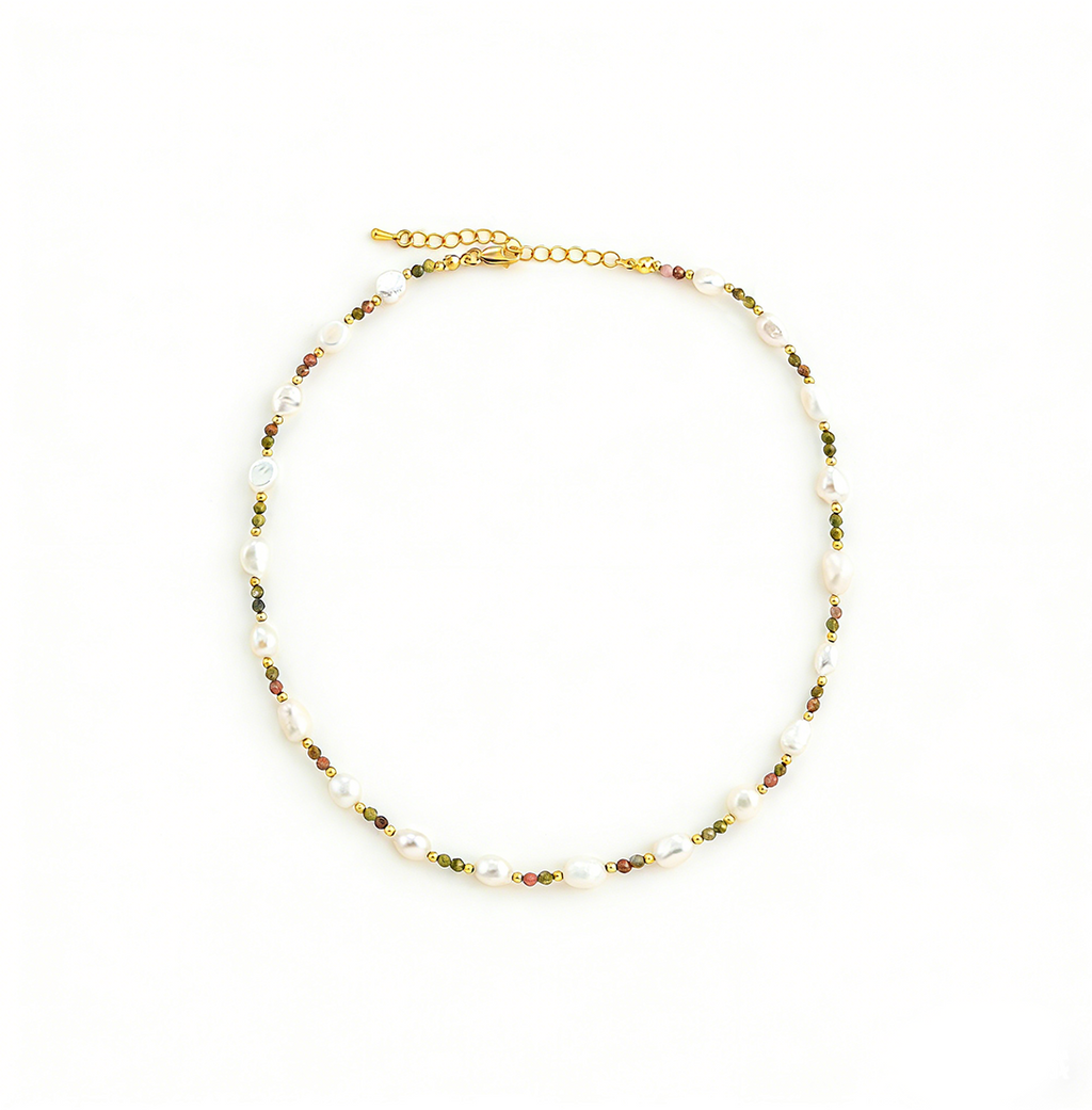 Light Luxury Freshwater Baroque Pearl Necklace