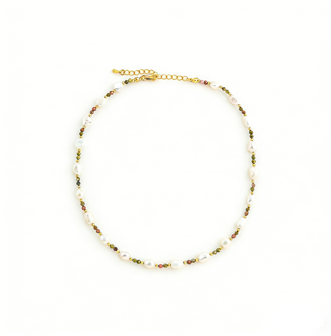 Light Luxury Freshwater Baroque Pearl Necklace