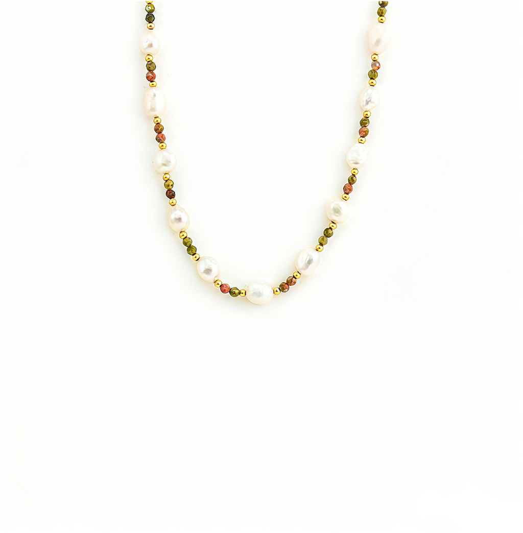 Light Luxury Freshwater Baroque Pearl Necklace