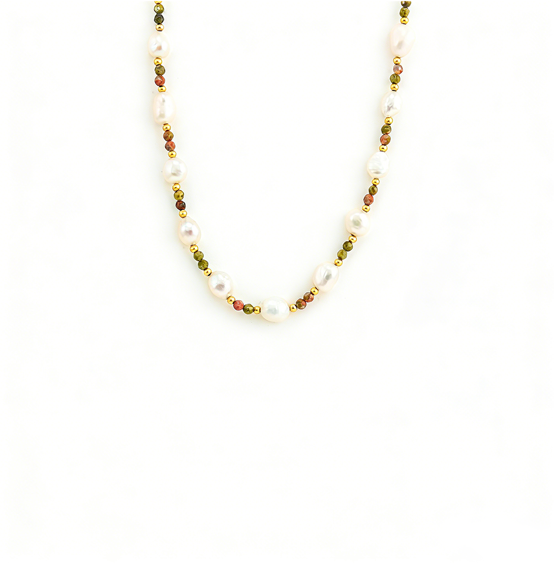 Light Luxury Freshwater Baroque Pearl Necklace