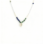 Ins-Style Natural Stone Heart Pendant Necklace