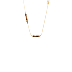 Tiger Eye Baroque Pearl Double-Layer Necklace