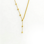 Trendy Metal Pig Nose & Heart Spliced Y-Necklace