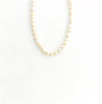 Freshwater Pearl OT-Clasp Flower Baroque Necklace