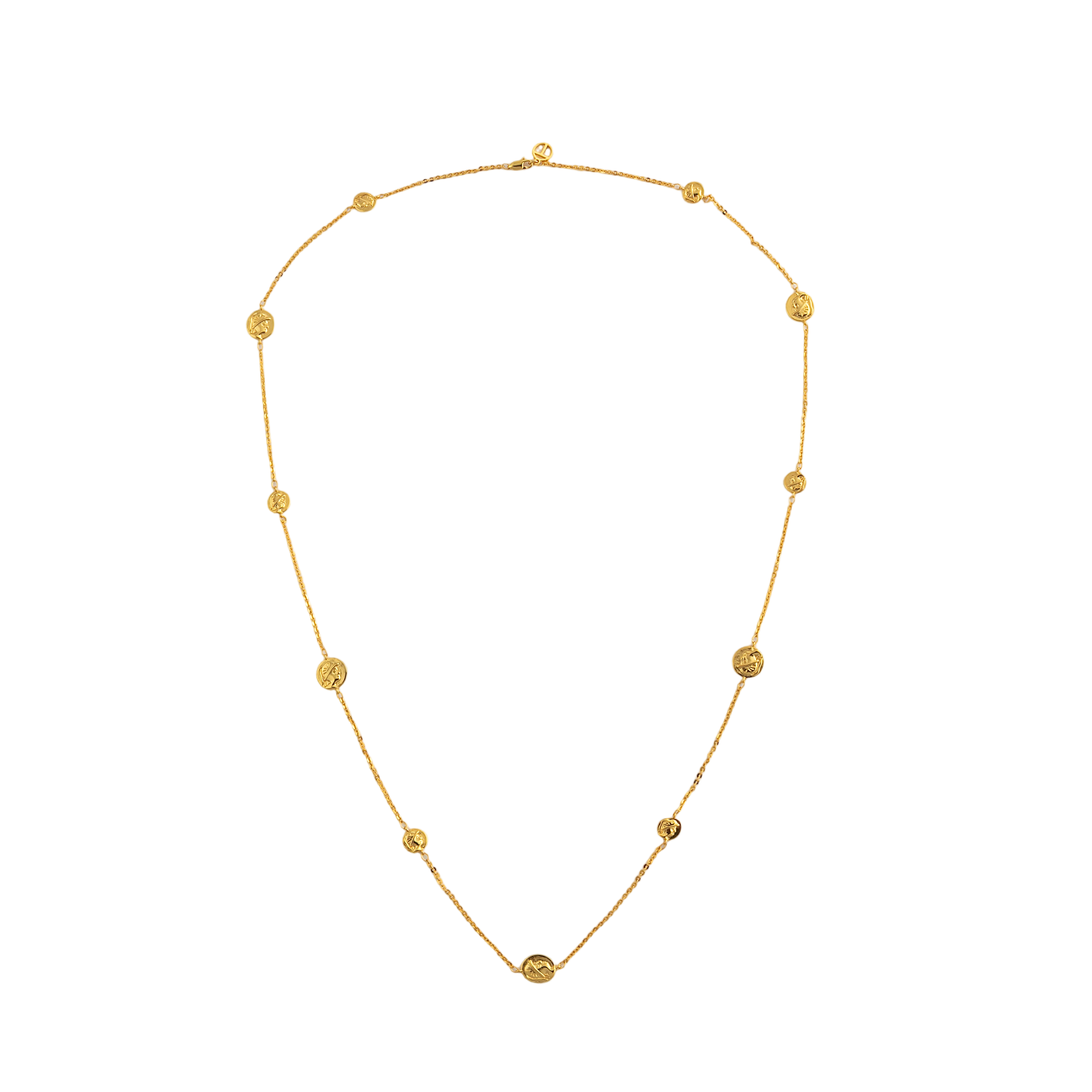 Vintage Hammered Multi-Layer Necklace