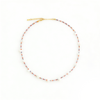 Natural Freshwater Pearl Colorful Beaded Necklace