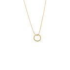 Simple Hollow-Out Pendant Sweater Necklace