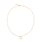 Simple Hollow-Out Pendant Sweater Necklace