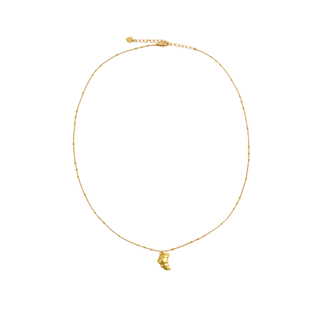 Minimalist Croissant Necklace
